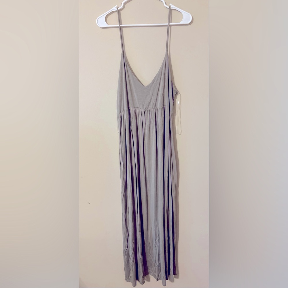 Sage Gray Maxi Dress - Shop Dress Up Boutique large